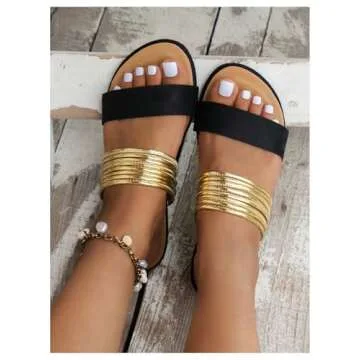 Stylish Verdusa Women's Strappy Flat Sandals for Summer