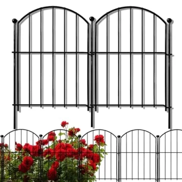 Thrivinest Decorative Garden Fence 21in x10ft - Elegant Outdoor Border
