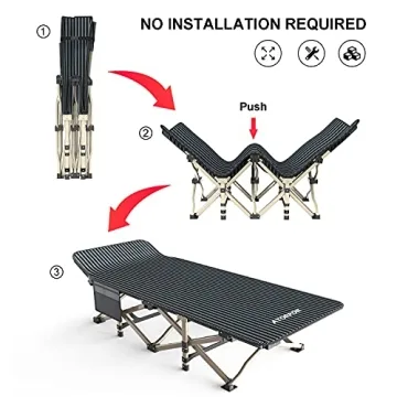 ATORPOK Camping Cot for Ultimate Outdoor Comfort