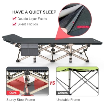 ATORPOK Camping Cot for Ultimate Outdoor Comfort