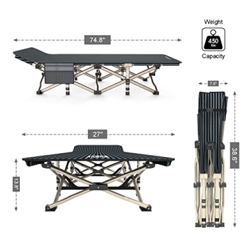 ATORPOK Camping Cot for Ultimate Outdoor Comfort