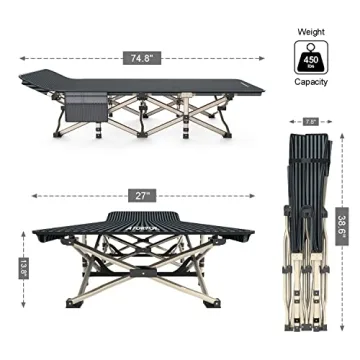 ATORPOK Camping Cot for Ultimate Outdoor Comfort