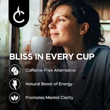 Cafe Capomo Coffee Alternative, Maya Nut Herbal Coffee Substitute, Caffeine & Acid Free Coffee Replacement, Classic Dark Roast, 11 oz., 25 Years of Premium Service