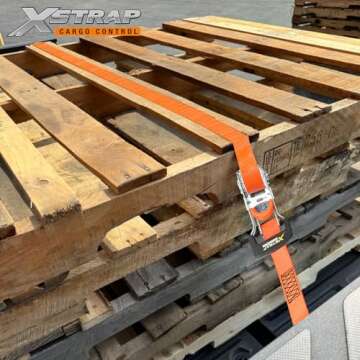 XSTRAP STANDARD Ratchet Tie Down Straps - 4PK - 1-1/16 in x 10 ft, 3000 Lb Break Strength, Heavy Duty Tie Down Kit with 2PK Soft Loops - Cargo Straps for Moving Appliances, Motorcycle (Luxurious)