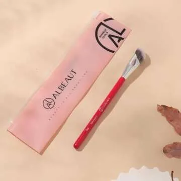 Albeaut Concealer Brush, Under Eye Makeup Small Angled Precision Face Blending Brush (193 concealer brush-Limited Edition)