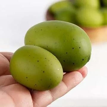 Factory Direct Craft Package of 36 Spring Green Speckled Easter Faux Eggs Easter Eggs for DIY Spring Displays and Easter Baskets