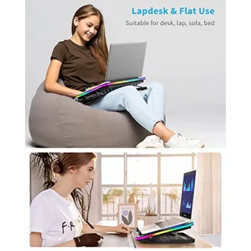 KeiBn Upgrade Laptop Cooling Pad for Gaming and Work