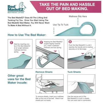 Effortless Bed Making with Bed MadeEZ Mattress Lifter