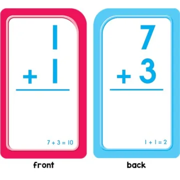 School Zone Addition Flash Cards for Kids 6 Years Up