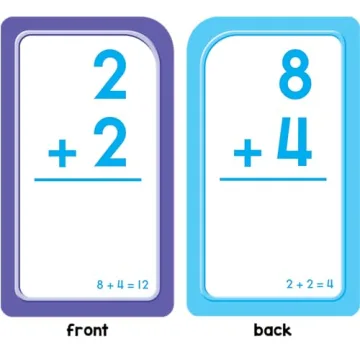 School Zone Addition Flash Cards for Kids 6 Years Up