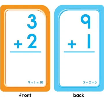 School Zone Addition Flash Cards for Kids 6 Years Up