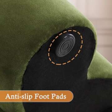 Elegant JIRAIN 14.6’’ Small Mushroom Ottoman for You