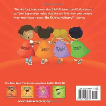 Benny the Brave in The First Day Jitters (Team Supercrew Series): A children’s book about big emot...