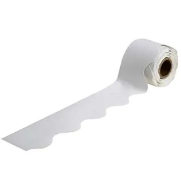 Carson Dellosa Education Carson Dellosa 36 Ft Scalloped White Bulletin Board Borders, Classroom Borders for Bulletin Board, White Board, Cork Board, Locker, and Classroom Décor, Bulletin Board Trim