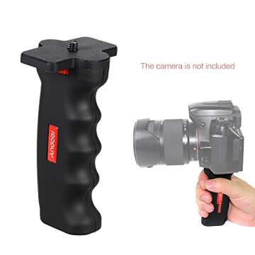 Andoer Wide Platform Pistol Grip Camera Handle with 1/4" Screw for SLR DSLR DC Canon Nikon Sony iPhone Xiaomi Smartphone