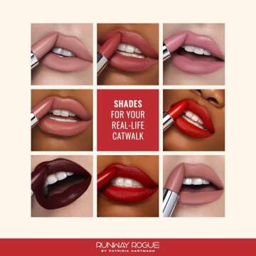 Runway Rogue 90s Vibe Lipstick, Moisturizing Matte Midnight-Merlot Dark Burgundy Lipstick, ‘1993’