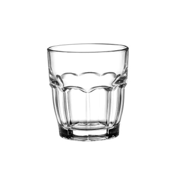 Bormioli Rocco Rock Bar Stackable Juice Glasses – Set Of 6 Dishwasher Safe Drinking Glasses For So...