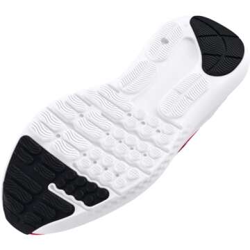 Under Armour Boys' Grade School Surge 4, (600) Red/Black/Black, 4, US