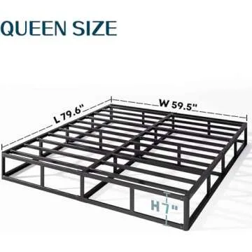 EZBeds Queen Box Spring, Easy Assembly, Sturdy Support