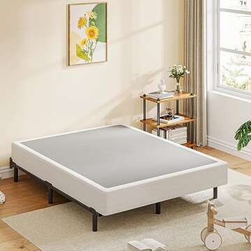 EZBeds Queen Box Spring, Easy Assembly, Sturdy Support