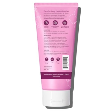 Rael Feminine Wash, Soothing Gel to Foam Cleanser