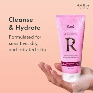 Rael Feminine Wash, Soothing Gel to Foam Cleanser