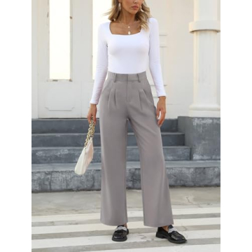 NIMIN High Waisted Women's Work Pants for Comfort and Style