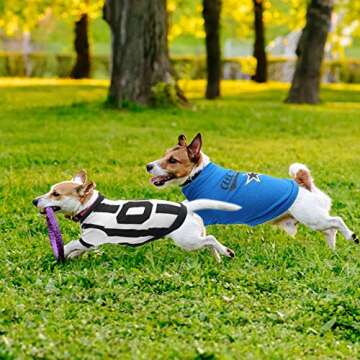 HYLYUN 6 Pieces Printed Girl Puppy Shirt - Soft Breathable Pet T-Shirt Puppy Dog Clothes Soft Sweatshirt for Small Dogs and Cats S