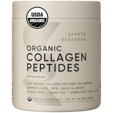 Sports Research Organic Collagen Peptides for Wellness