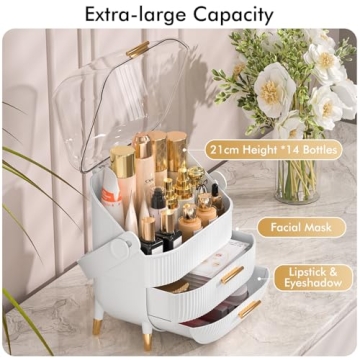 Stylish NestOrganix Makeup Organizer for All Beauty Essentials