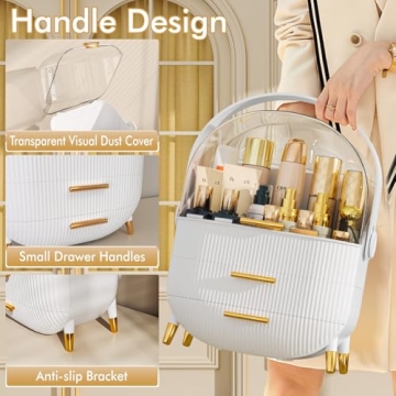 Stylish NestOrganix Makeup Organizer for All Beauty Essentials