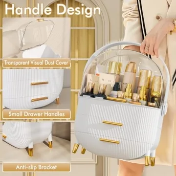 Stylish NestOrganix Makeup Organizer for All Beauty Essentials