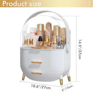 Stylish NestOrganix Makeup Organizer for All Beauty Essentials