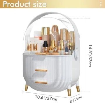 Stylish NestOrganix Makeup Organizer for All Beauty Essentials