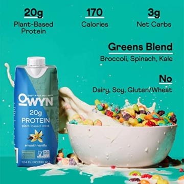 OWYN Vegan Protein Shake - 20g Protein with Superfood Greens