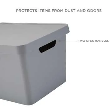 Simplify Large Vinto Storage Box | Stackable & Stylish