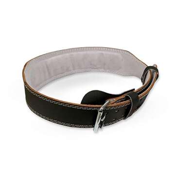 Valeo VRL4 Leather Weightlifting Belt for Ultimate Support