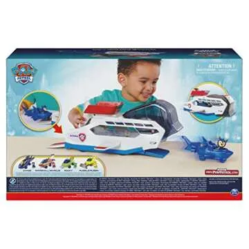 Exciting Aqua Pups Whale Patroller with Chase Figure