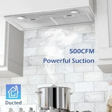 ONEEON 24" Range Hood Insert with Powerful 500CFM