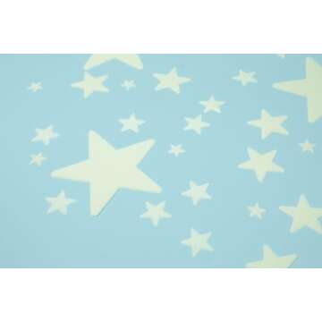 Great Explorations: Wonder Stars Super Kit, Glow In The Dark Ceiling Stars. 150 Pieces In 4 Sizes Reusable Sizes