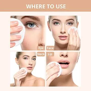 Langsprit Bamboo Reusable Makeup Remover Pads Pack