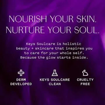 Keys Soulcare Radiant Eye Cream, Hydrates & Smooths Skin, Helps Visibly Improve Fine Lines & Wrinkles with Peptides, Vegan, Cruelty-Free, 0.53 Fl Oz