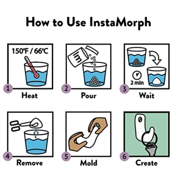 InstaMorph Thermoplastic Beads for DIY Crafts and Repairs