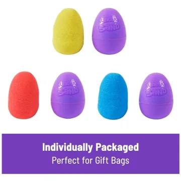 Kinetic Sand 20-Pack Fun Eggs with Colorful Sensory Sand
