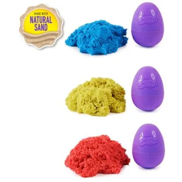 Kinetic Sand 20-Pack Fun Eggs with Colorful Sensory Sand