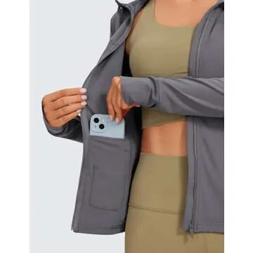 CRZ YOGA Butterluxe Women's Hooded Workout Jacket