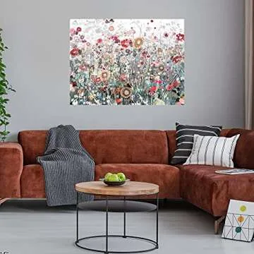 Fine Art Canvas Wild & Free Canvas Wall Decor by Artist Studio Arts for Living Room, Bedroom, Bathroom, Kitchen, Office, Bar, Dining & Guest Room - Ready to Hang - 43 in x 32 in