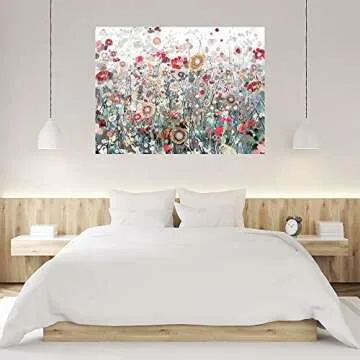 Fine Art Canvas Wild & Free Canvas Wall Decor by Artist Studio Arts for Living Room, Bedroom, Bathroom, Kitchen, Office, Bar, Dining & Guest Room - Ready to Hang - 43 in x 32 in