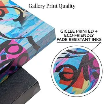 Fine Art Canvas Wild & Free Canvas Wall Decor by Artist Studio Arts for Living Room, Bedroom, Bathroom, Kitchen, Office, Bar, Dining & Guest Room - Ready to Hang - 43 in x 32 in