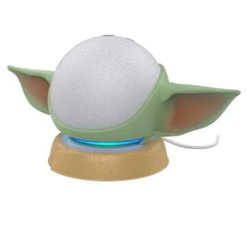 Echo Dot (5th Gen) Bundle with Baby Grogu Stand